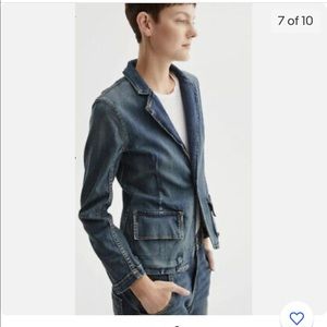 Nili Lotan Adi Denim Blazer